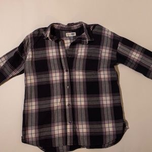 Cozy Old Navy Boyfriend Flannel - EUC